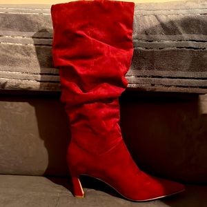 Heeled Suede Boots